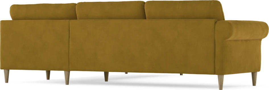 Bridge - Hörnsoffa, 2+2-sits - Gul