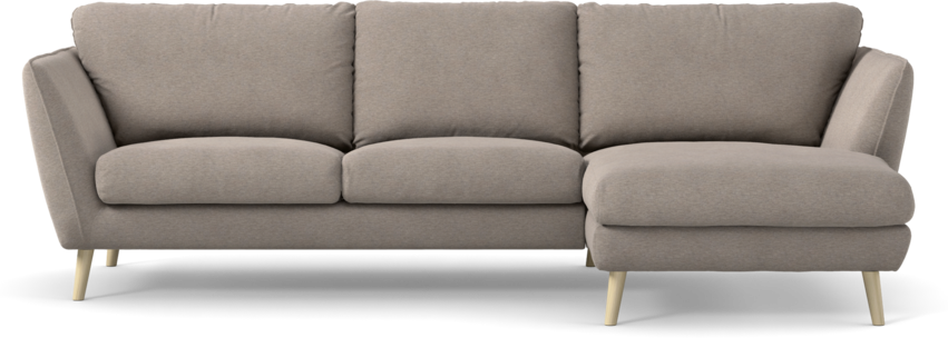 Madison - 2-sits soffa med schäslong höger - Beige