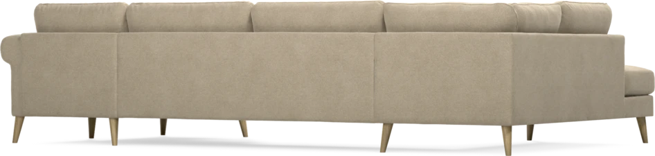 Bridge - 3-sits soffa med divan vänster och schäslong höger - Beige