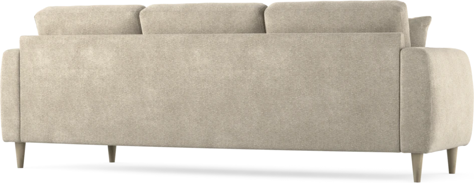 Eden - 3-sits soffa svängd - Beige
