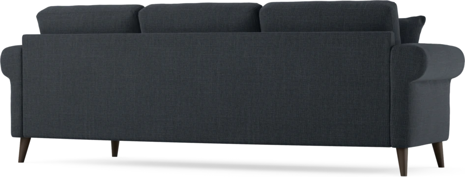 Eden - 3-sits soffa svängd - Blå