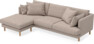Harper - 4-sits med schäslong vänster - Beige