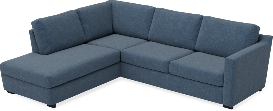 Friday - 2,5-sits soffa med divan vänster - Blå