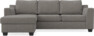 Friday - 3-sits soffa med schäslong vänster - Grå