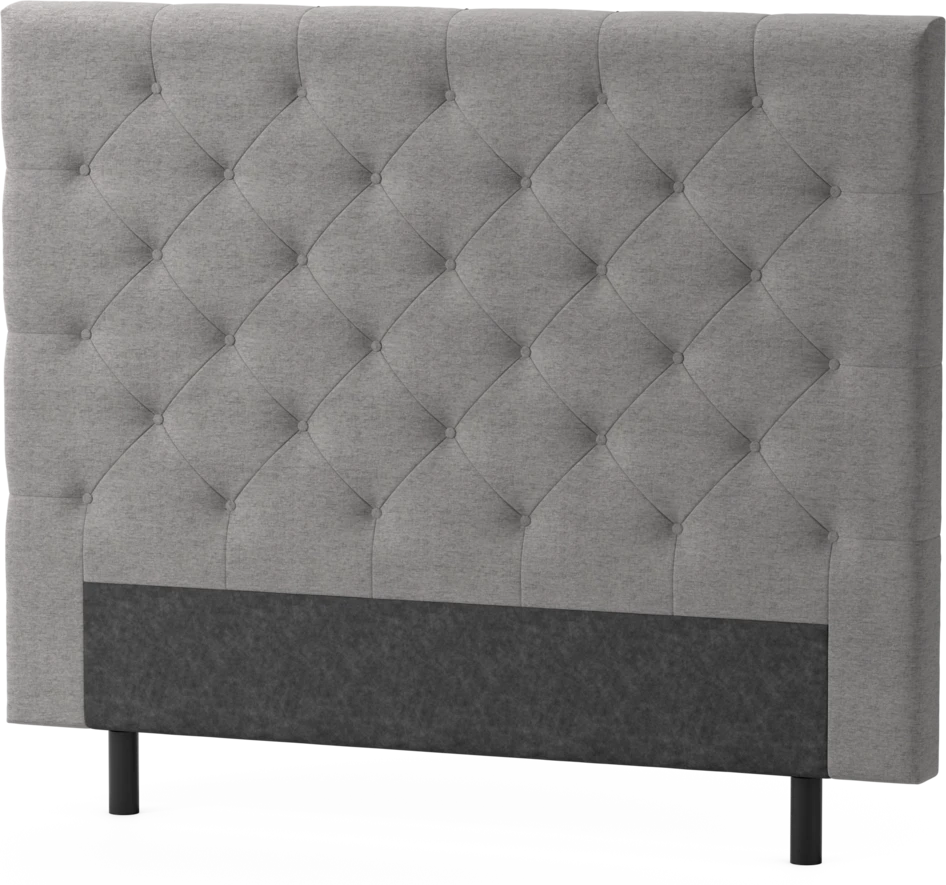 Delux Pikerad - Sänggavel, 90-210 cm - Grå