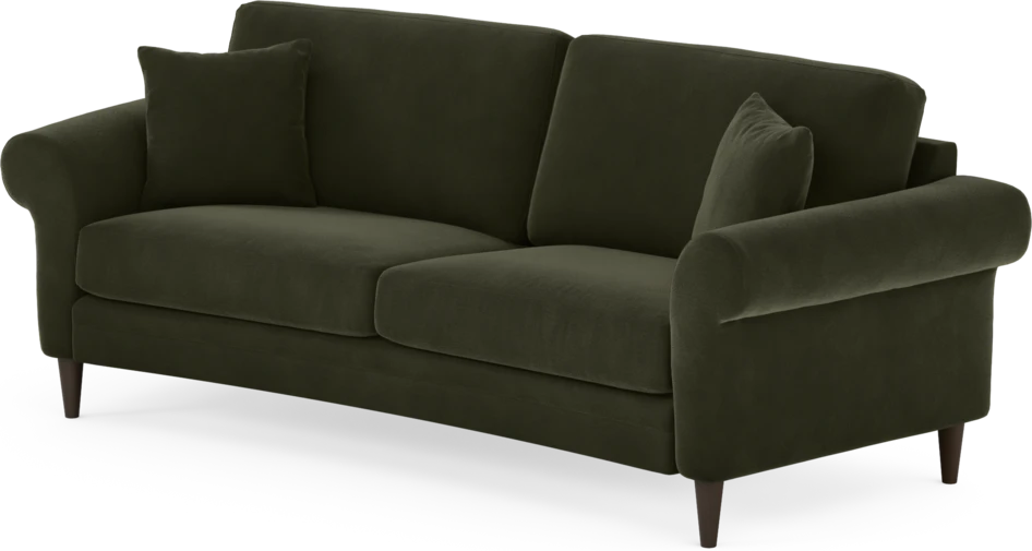 Eden - 2,5-sits soffa svängd - Grön