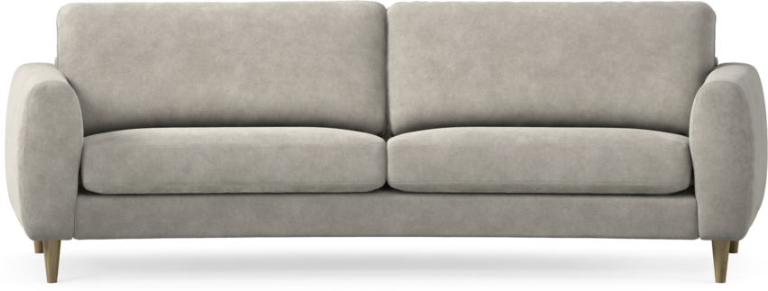 Bridge - 3-sits soffa svängd - Grå