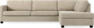 Nevada - 3-sits soffa med divan höger - Beige