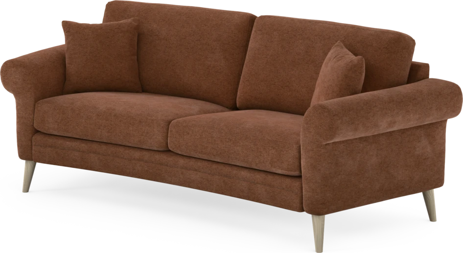 Eden - 2,5-sits soffa svängd - Orange