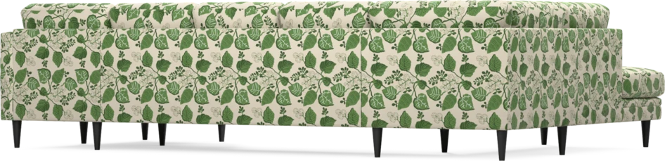Eden - 3-sits soffa med divan vänster och schäslong höger - Flerfärgad