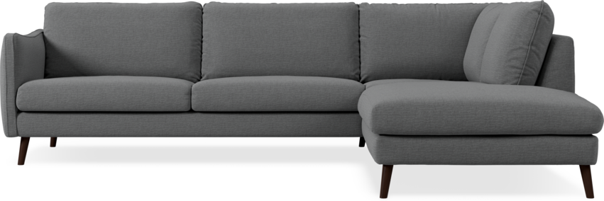 Madison Lux - 3-sits soffa med divan höger - Grå