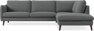 Madison Lux - 3-sits soffa med divan höger - Grå