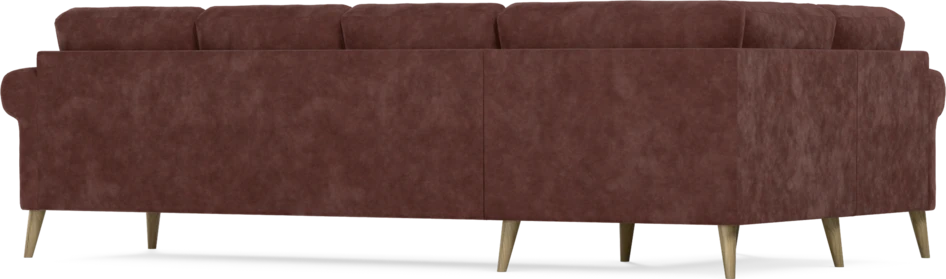 Eden - Hörnsoffa, 1+3-sits - Röd