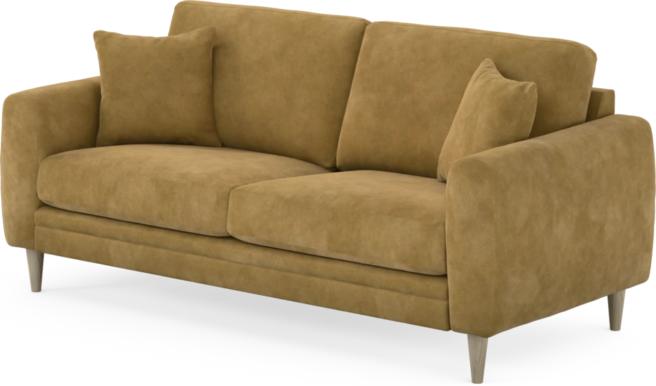 Eden - 2,5-sits soffa - Gul