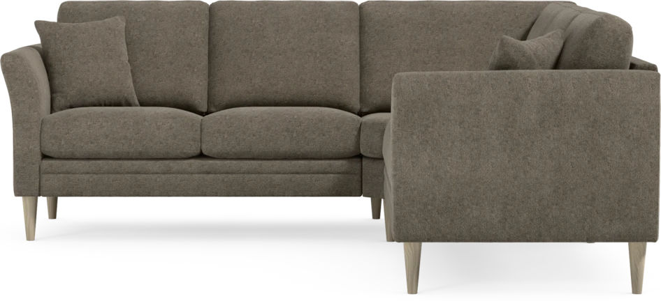 Eden - Hörnsoffa, 2+2-sits - Brun
