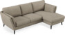 Madison - 2-sits soffa med schäslong höger - Beige