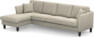 Eden - 3-sits soffa med schäslong - Beige