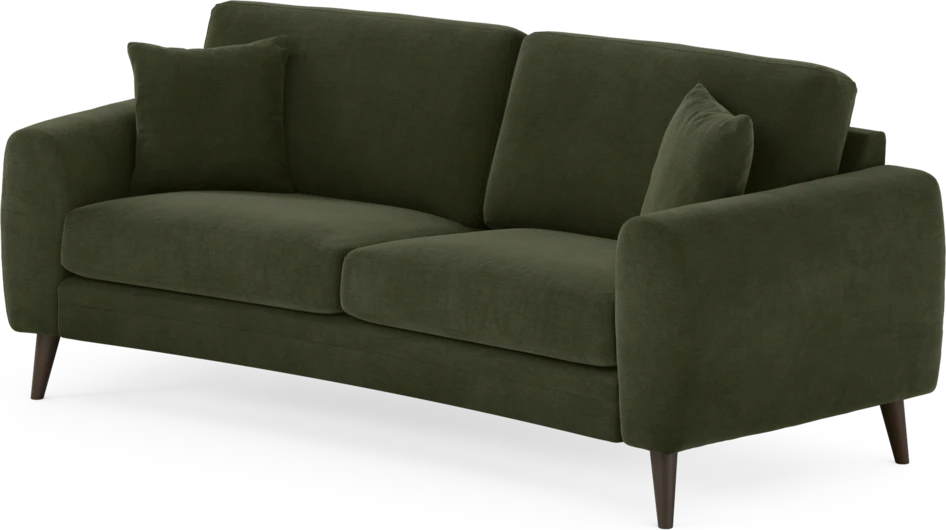 Eden - 2,5-sits soffa svängd - Grön