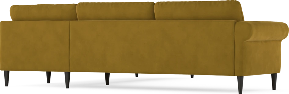 Bridge - Hörnsoffa, 3+3-sits - Gul