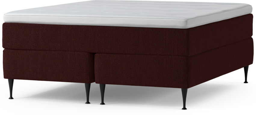 Delux Exclusive - Kontinentalsäng, dubbelsäng med bäddmadrass och sängben