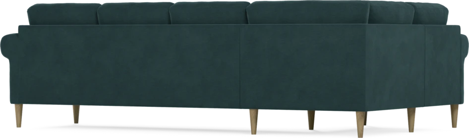 Eden - Hörnsoffa, 1+3-sits - Blå
