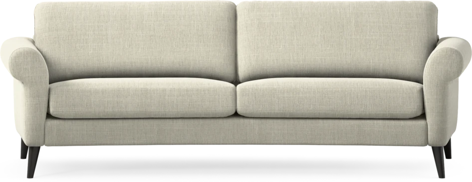 Bridge - 3-sits soffa svängd - Beige