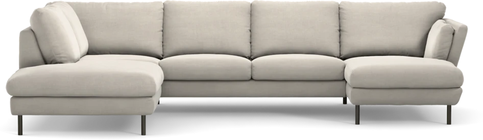 Madison Lux - 2-sits soffa med divan vänster och schäslong höger - Beige