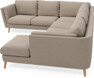 Madison - Hörnsoffa med schäslong höger - Beige