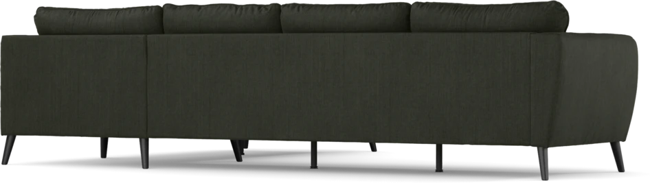 County - Hörnsoffa, 3+2-sits - Grön
