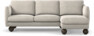 Madison - 2-sits soffa med schäslong höger - Beige
