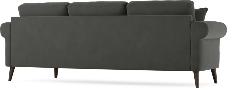 Eden - 3-sits soffa svängd - Grå