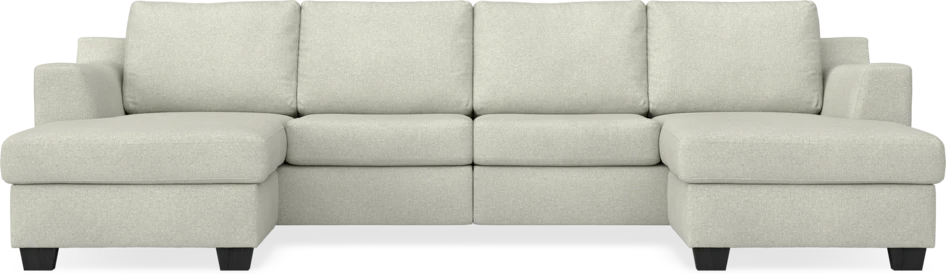 Friday - 2-sits soffa med två schäslonger - Beige