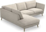Madison Lux - 2-sits soffa med divan vänster - Beige