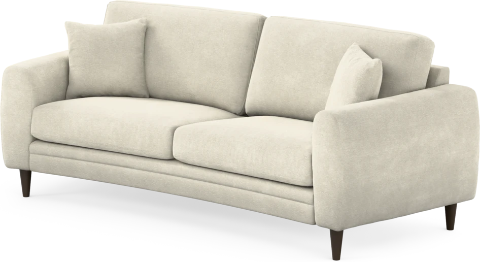Eden - 2,5-sits soffa svängd - Vit