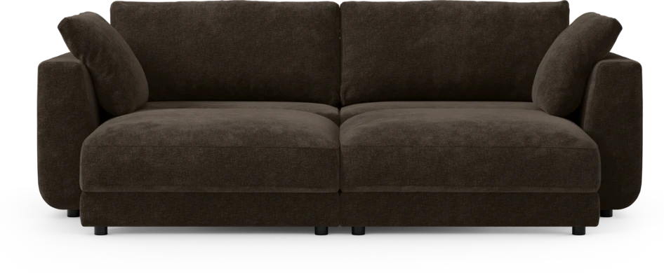 Amie - Bäddsoffa 3-sits - Brun