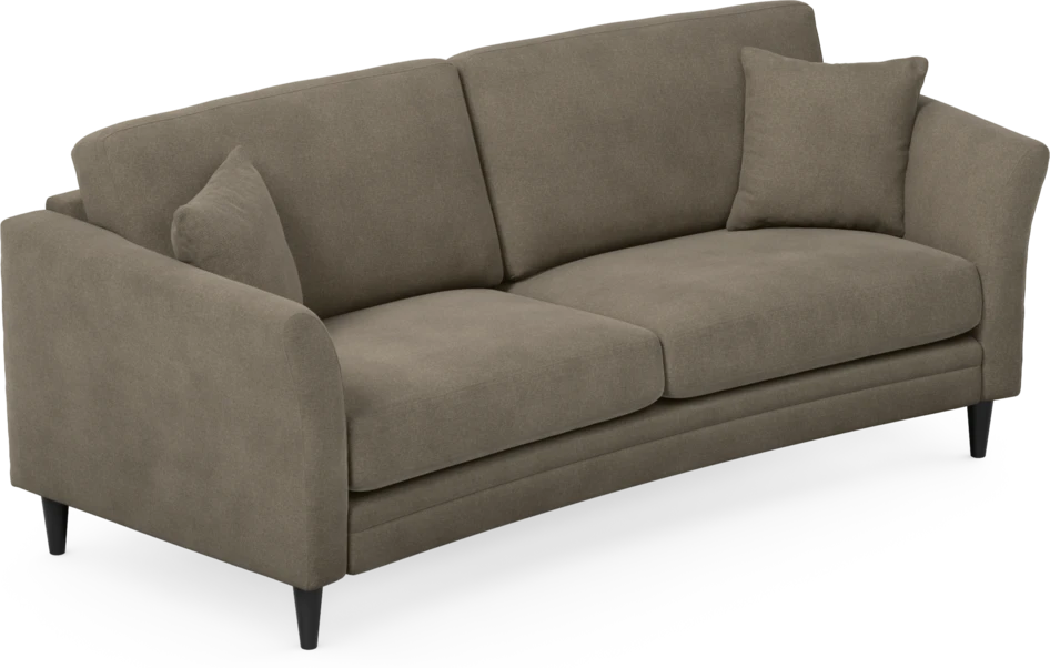Eden - 2,5-sits soffa svängd - Beige