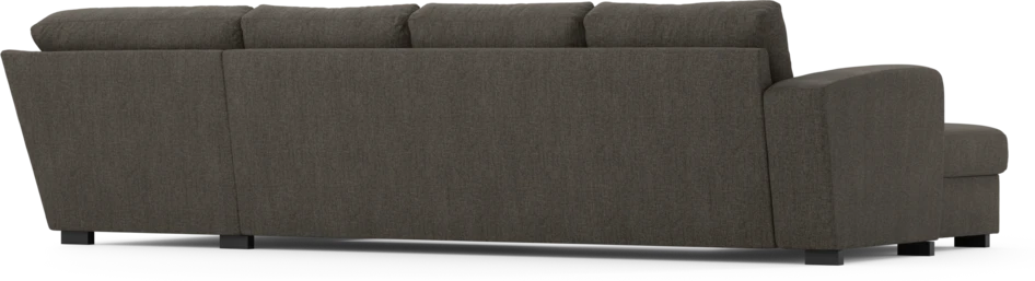 Friday - 3-sits soffa med schäslong vänster och divan höger - Brun
