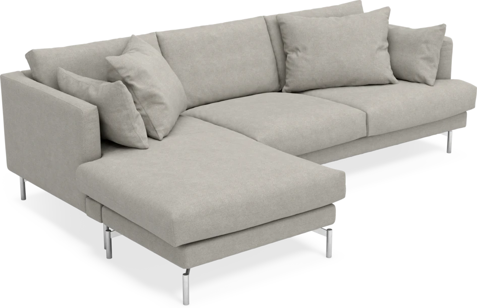 Harper - 4-sits med schäslong vänster - Beige