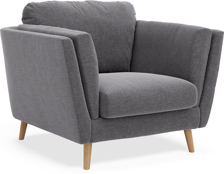 Madison Lux - Fåtölj, 70 cm - Grå