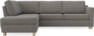 Friday - 2,5-sits soffa med divan vänster - Grå