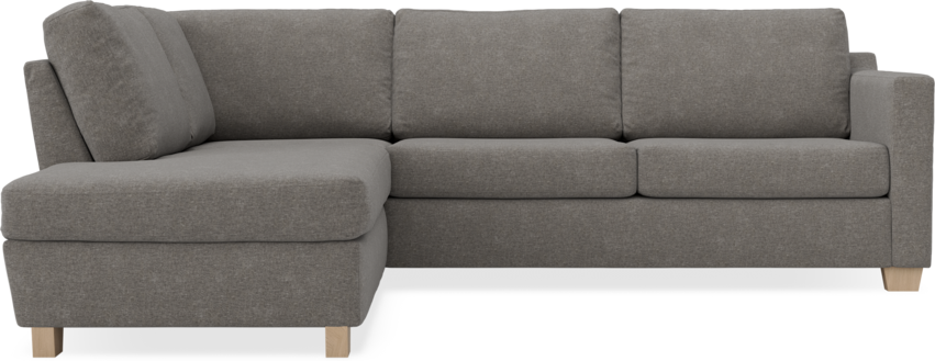Friday - 2,5-sits soffa med divan vänster - Grå