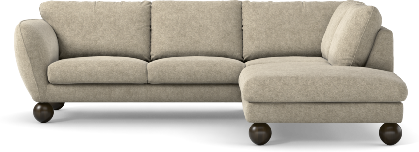 Madison - 2-sits soffa med divan höger - Beige