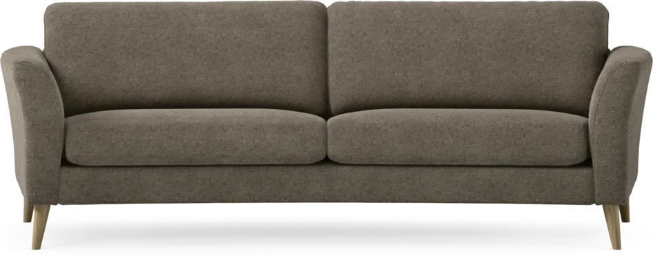 Bridge - 3-sits soffa svängd - Brun