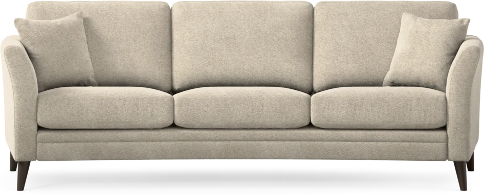 Eden - 3-sits soffa svängd - Beige