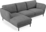 Madison Lux - 2-sits soffa med schäslong vänster - Vit
