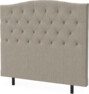 Asperö välvd - sänggavel, 90-180 cm - Beige
