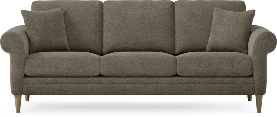 Eden - 3-sits soffa - Brun