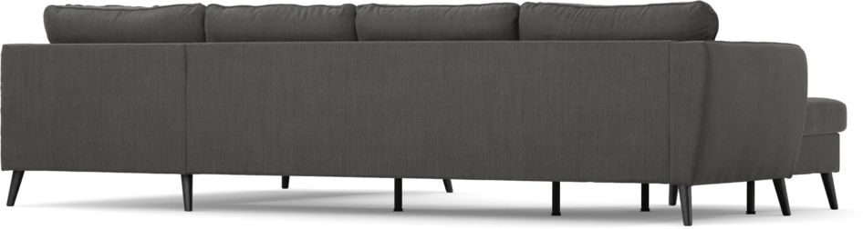 County - 3-sits soffa med schäslong vänster och divan höger - Grå