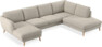 Madison Lux - 2-sits soffa med schäslong vänster och divan höger - Beige