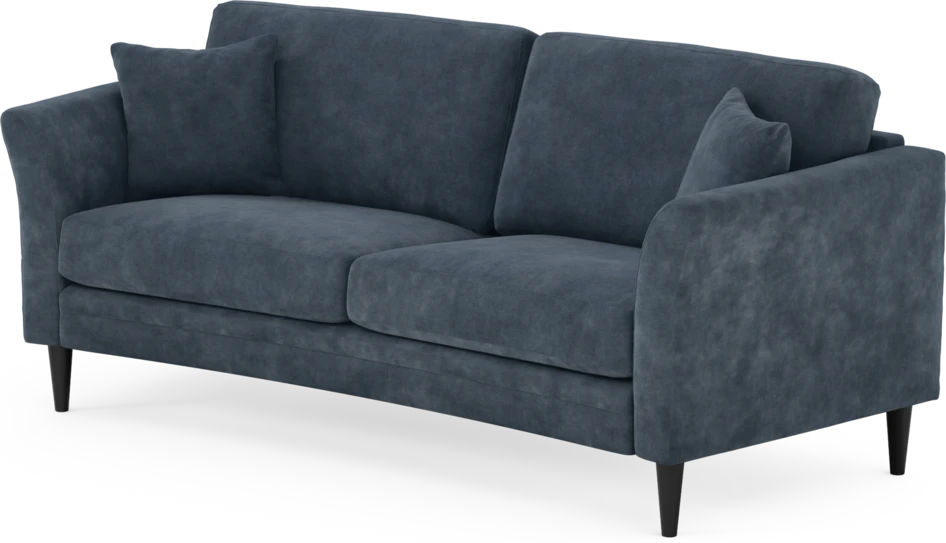 Eden - 2,5-sits soffa svängd - Blå